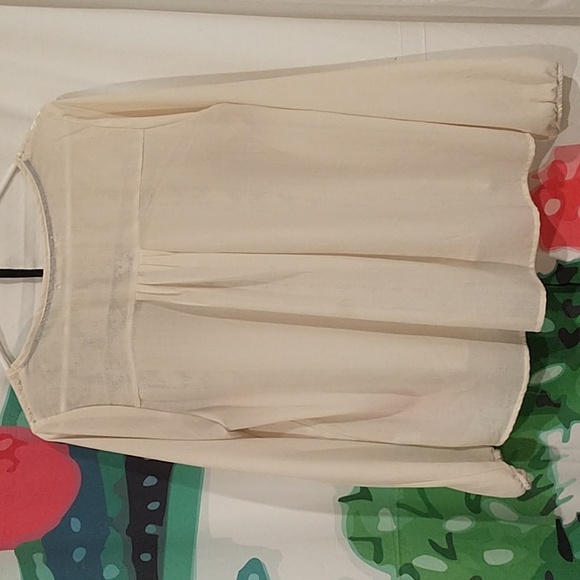 Rewind Cream Lace Detail Blouse - Picture 6 of 9